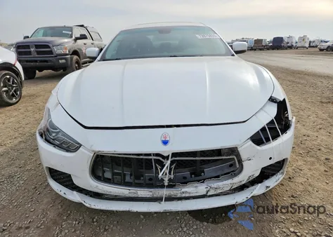 2014 Maserati Ghibli S z USA, uszkodzony, nr VIN ZAM57RTA8E1086035